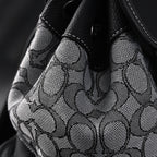Coach Ch Sprint Backpack – Signature Canvas & Leather - Black / Grey Monogram — view 19