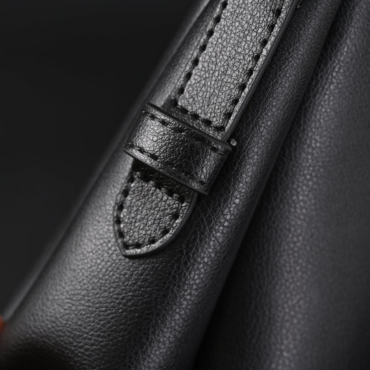 Prada Cleo Black Brushed Leather Shoulder Bag — view 9