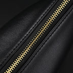 Prada Cleo Black Brushed Leather Shoulder Bag — view 10