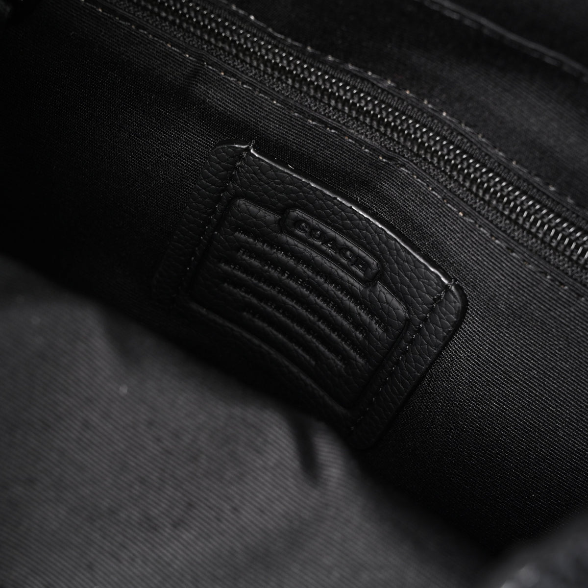 Coach Ch Sprint Backpack – Signature Canvas & Leather - Black / Grey Monogram — view 4