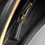 Prada Cleo Black Brushed Leather Shoulder Bag — view 3