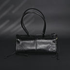 Prada Cleo Black Patent Leather Shoulder Bag with Gold Hardware — view 7