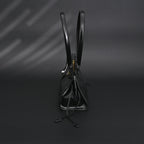 Prada Cleo Black Patent Leather Shoulder Bag with Gold Hardware — view 8