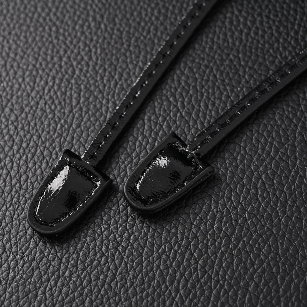 Prada Cleo Black Patent Leather Shoulder Bag with Gold Hardware — view 16
