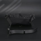Prada Nylon Black Belt Bag with Silver Logo - Black with Silver-Tone Hardware — view 5