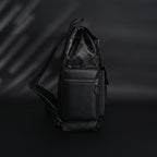 Coach Men's Leather Backpack – Black Signature Canvas — view 19