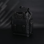 Coach Men's Leather Backpack – Black Signature Canvas — view 21