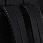 Coach Men's Leather Backpack – Black Signature Canvas — view 3