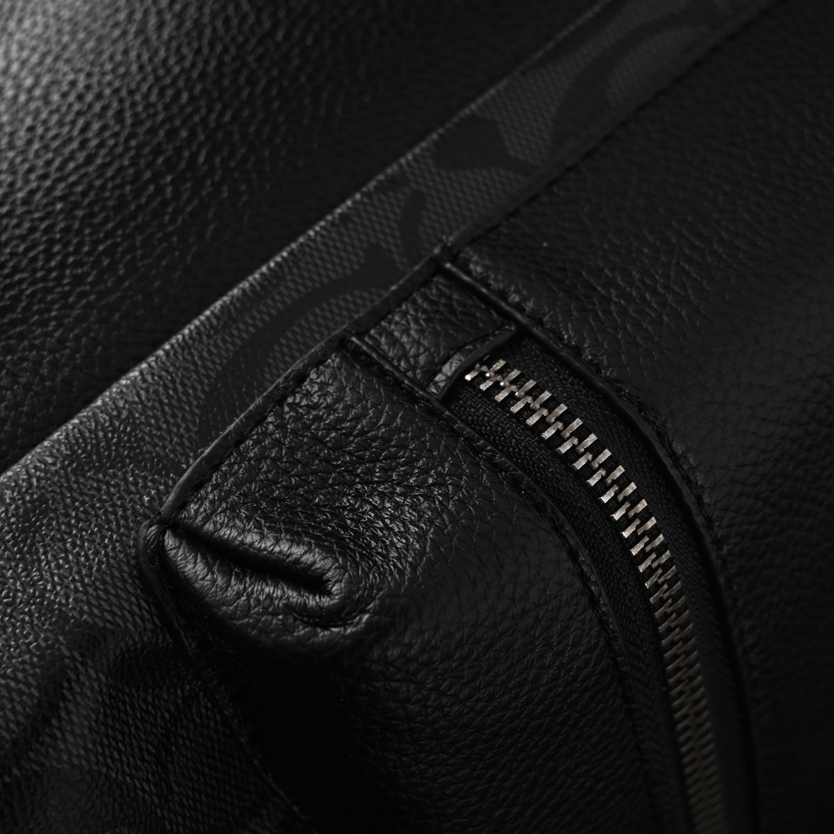Coach Men's Leather Backpack – Black Signature Canvas — view 9