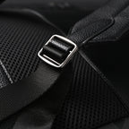 Coach Men's Leather Backpack – Black Signature Canvas — view 13