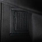 Coach Men's Leather Backpack – Black Signature Canvas — view 14