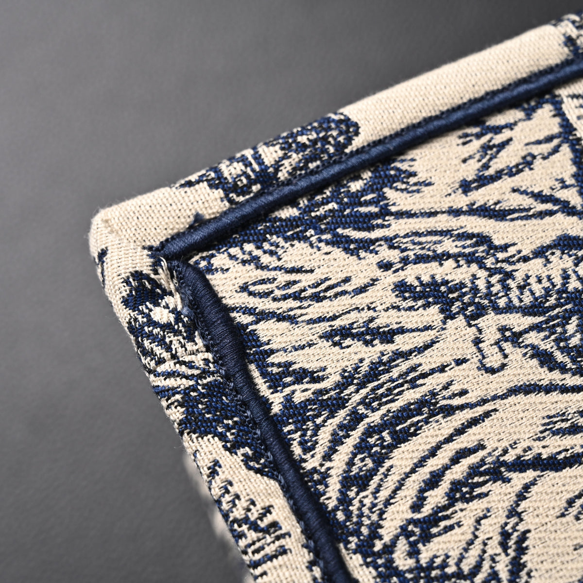 Dior Book Tote Bag – Blue Toile De Jouy Embroidery - Blue with Toile De Jouy Pattern — view 12