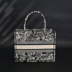 Dior Book Tote Bag – Black Toile De Jouy Embroidery — view 2