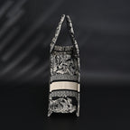 Dior Book Tote Bag – Black Toile De Jouy Embroidery — view 12