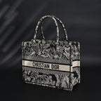 Dior Book Tote Bag – Black Toile De Jouy Embroidery — view 15