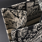 Dior Book Tote Bag – Black Toile De Jouy Embroidery — view 13
