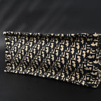 Christian Dior Medium Book Tote – Black Oblique Embroidery - Black with Beige Contrast — view 5