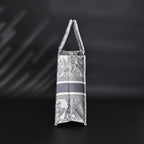Christian Dior Large Book Tote – Toile De Jouy Embroidery - Classic Grey — view 16