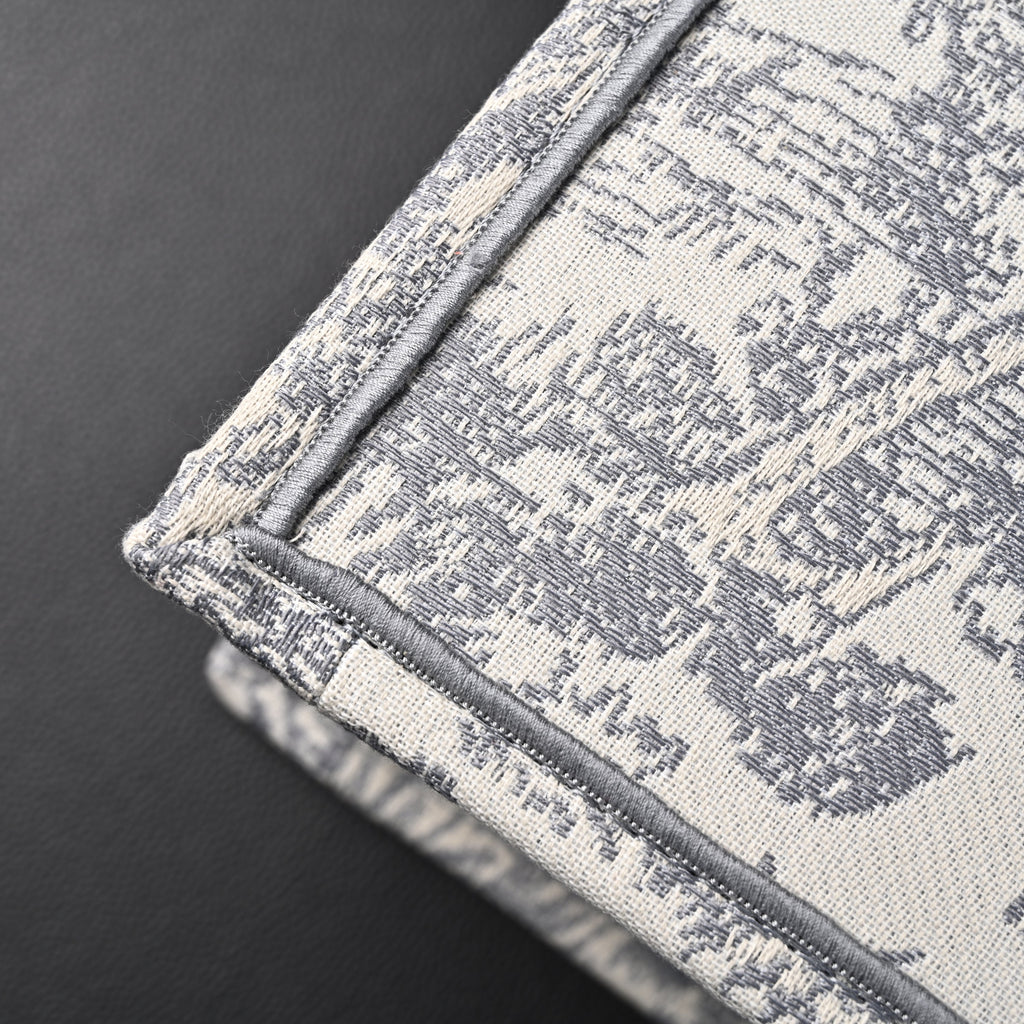 Christian Dior Large Book Tote – Toile De Jouy Embroidery - Classic Grey — view 9
