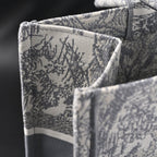 Christian Dior Large Book Tote – Toile De Jouy Embroidery - Classic Grey — view 10