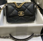 Chanel 19 Small Flap Bag Black — view 2