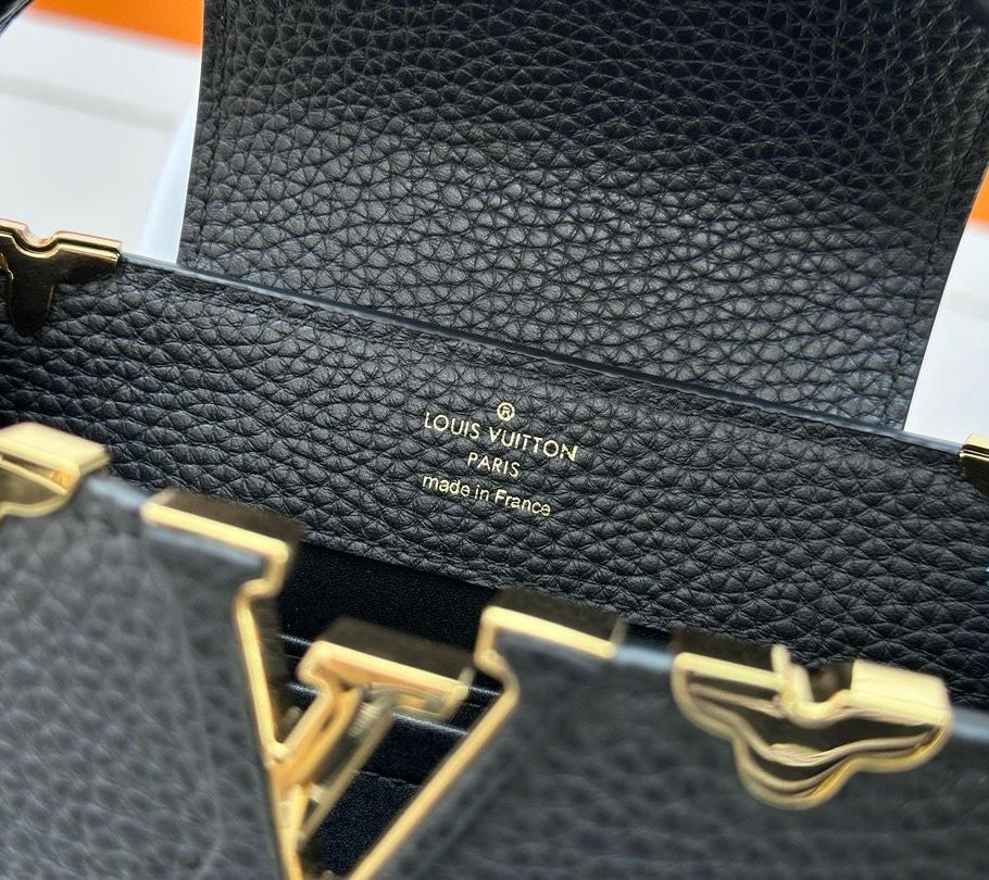 LV Capucines Mini Black Handbag — view 4