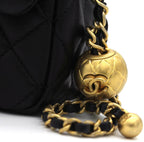 Chanel Pearl Crush Mini Rectangular Flap Bag - Black with Aged Gold-Tone Hardware — view 7