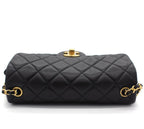 Chanel Pearl Crush Mini Rectangular Flap Bag - Black with Aged Gold-Tone Hardware — view 3