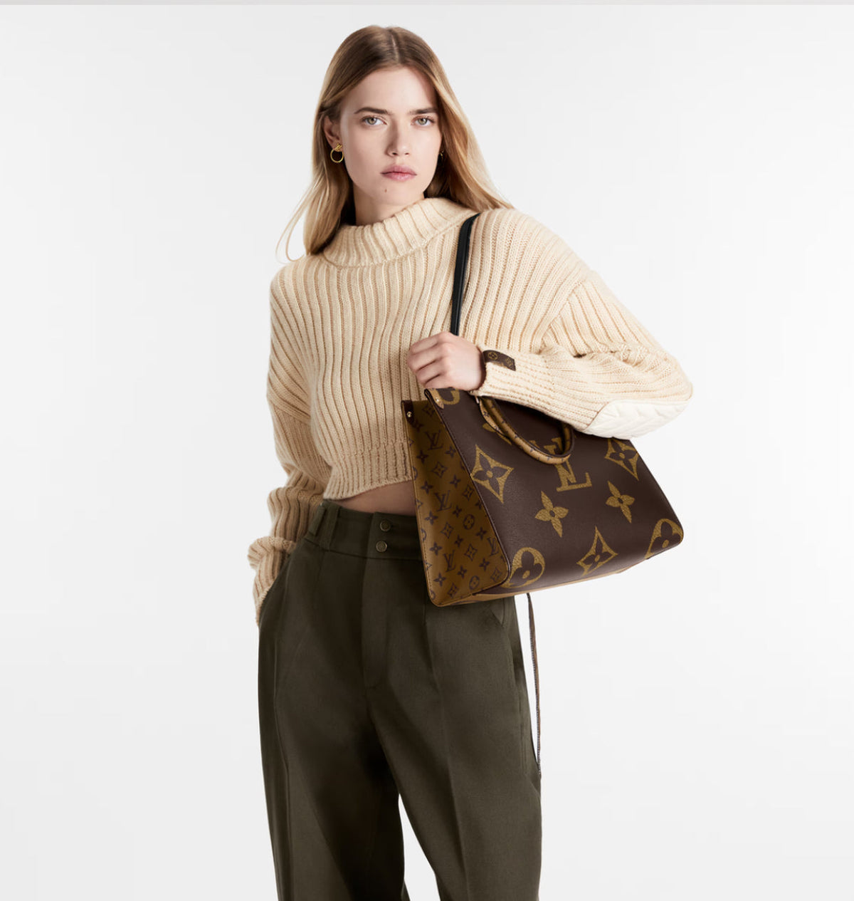 Louis Vuitton OnTheGo MM Reverse Monogram Tote Bag — view 2