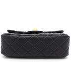 Chanel Pearl Crush Mini Rectangular Flap Bag - Black with Aged Gold-Tone Hardware — view 5