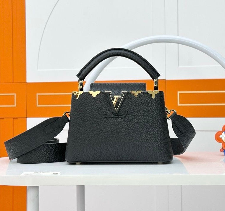 LV Capucines Mini Black Handbag — view 2