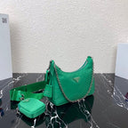 Prada Re-Edition 2005 Nylon Bag Mint Green — view 1