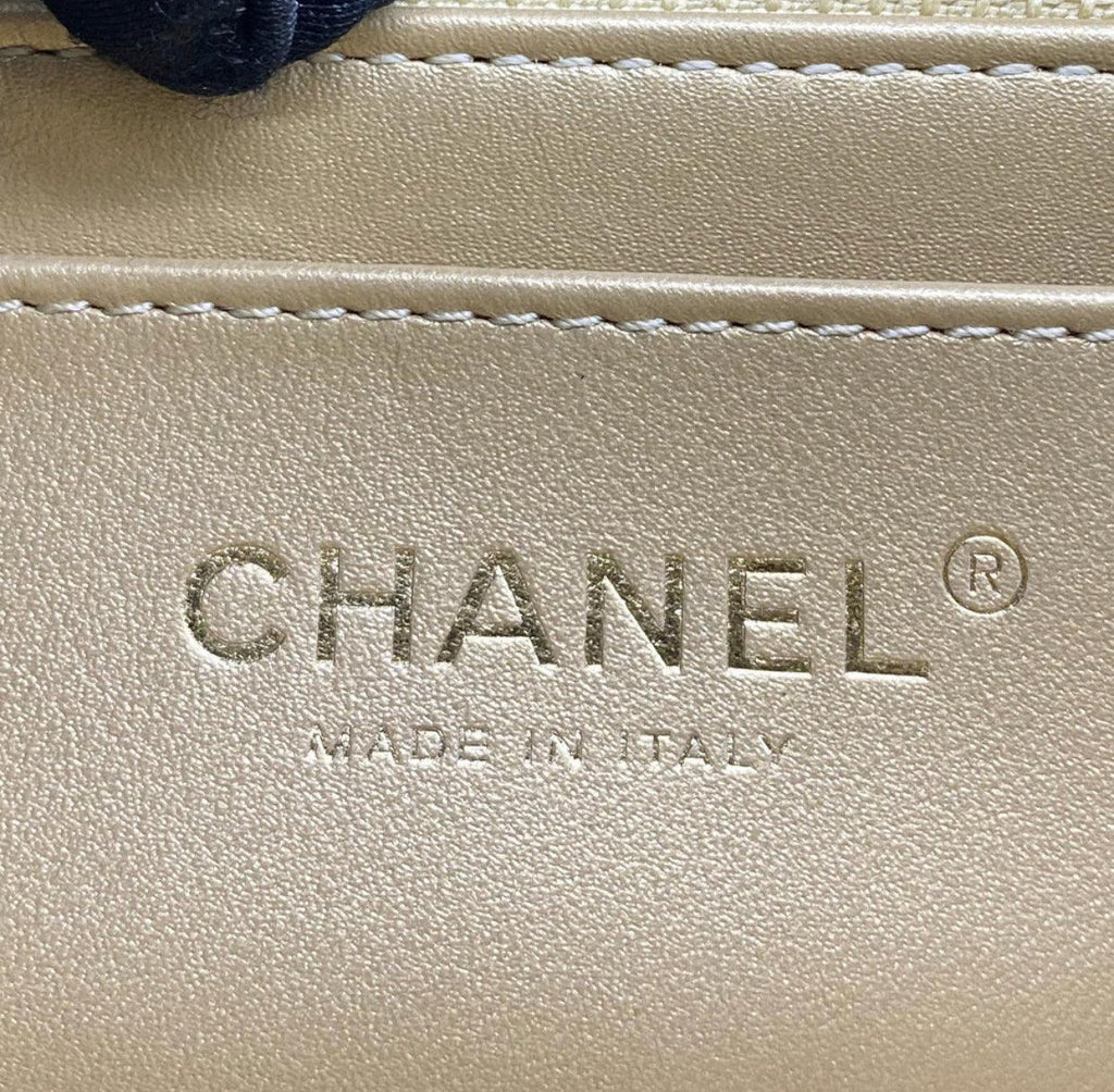 Chanel Pearl Crush Mini Rectangular Flap Bag - Black with Aged Gold-Tone Hardware — view 10