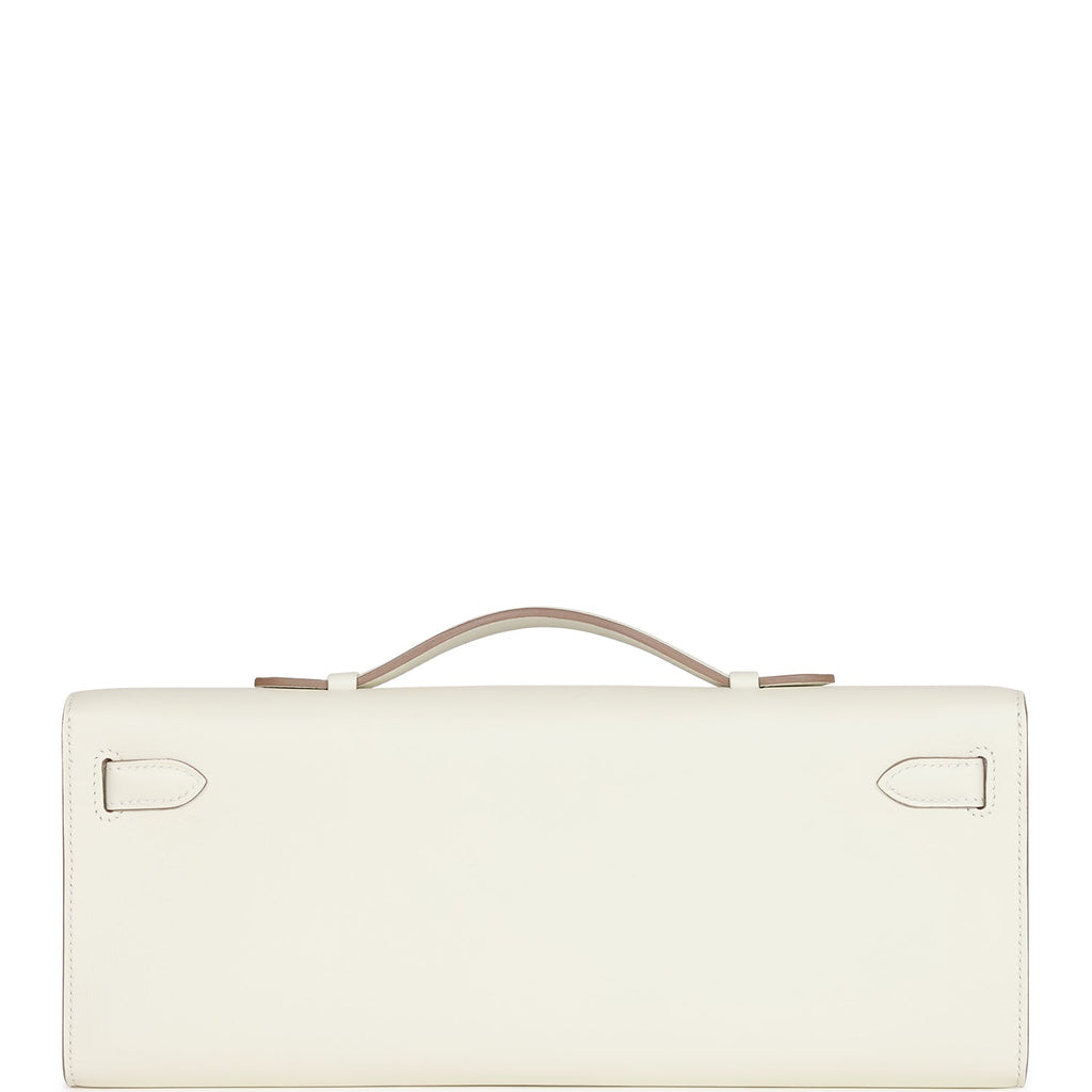 Hermès Kelly Cut Mushroom Swift Gold Hardware Clutch — view 4