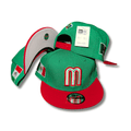 New Era 59Fifty Mexico World Baseball Classic Hat Green, Red – Snapback Cap — view 1