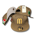 New Era 59Fifty Mexico World Baseball Classic Hat Brown – Snapback Cap — view 1