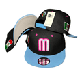 New Era 59Fifty Mexico World Baseball Classic Hat Black, Light blue – Snapback Cap — view 1