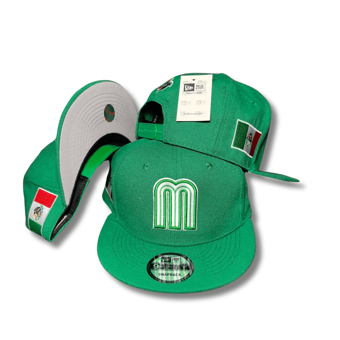 New Era 59Fifty Mexico World Baseball Classic Hat Green – Snapback Cap — view 1