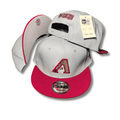 Men's New Era White/Red Arizona Diamondbacks Optic 59FIFTY - Fitted Cap — view 1