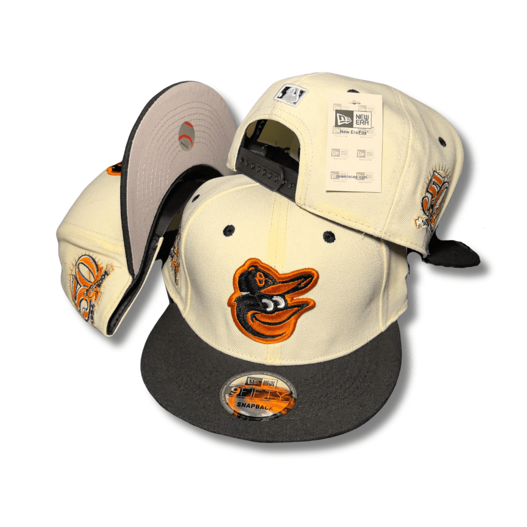 Baltimore Orioles 50th Anniversary 59FIFTY Snapback Offwhite, Black - Snapback Cap — view 1