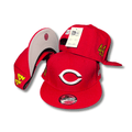 Men's Cincinnati Reds with 44 Patch All-Red Design - Snapback Cap — view 1