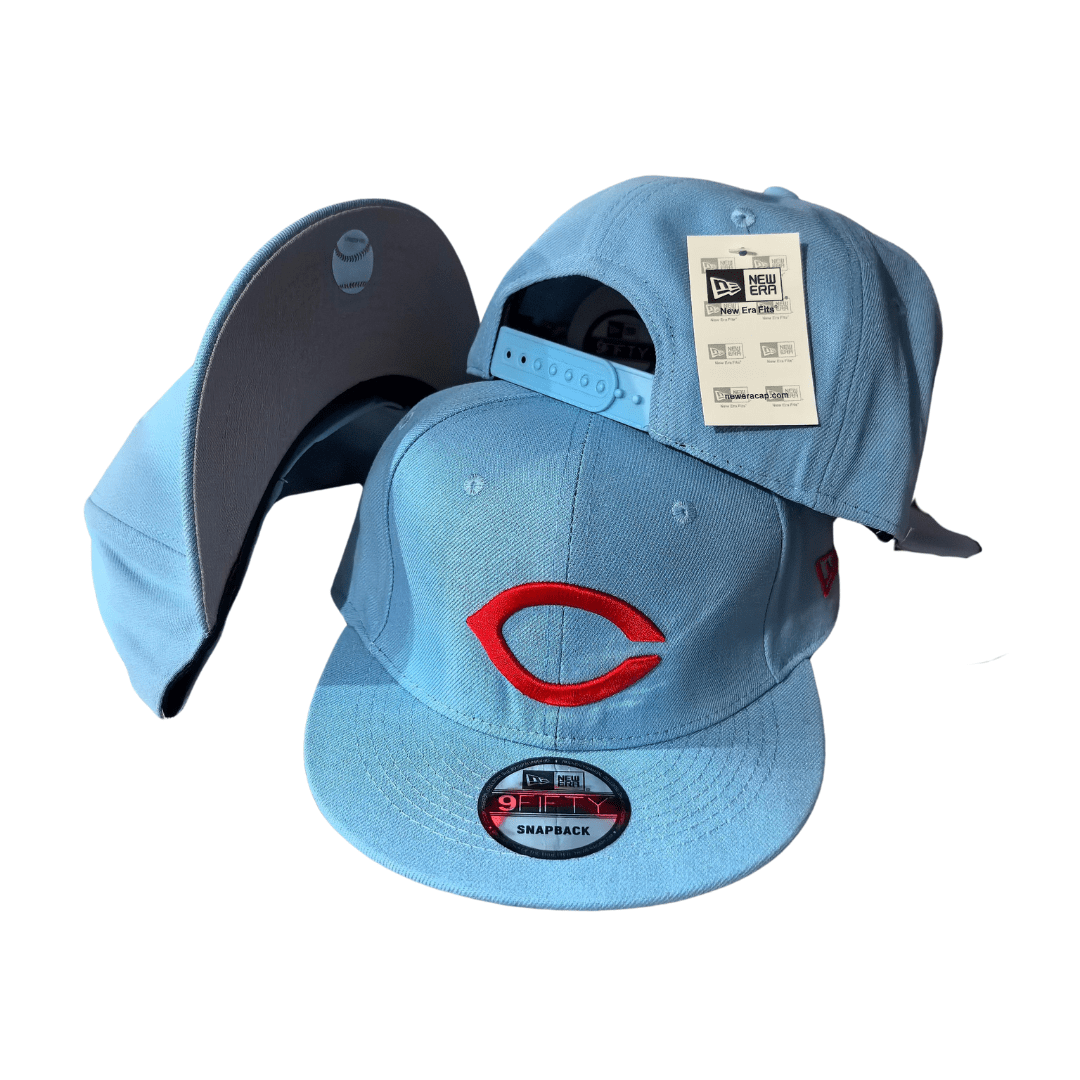 Cincinnati Reds Sky Blue 9FIFTY - Snapback Cap — view 1