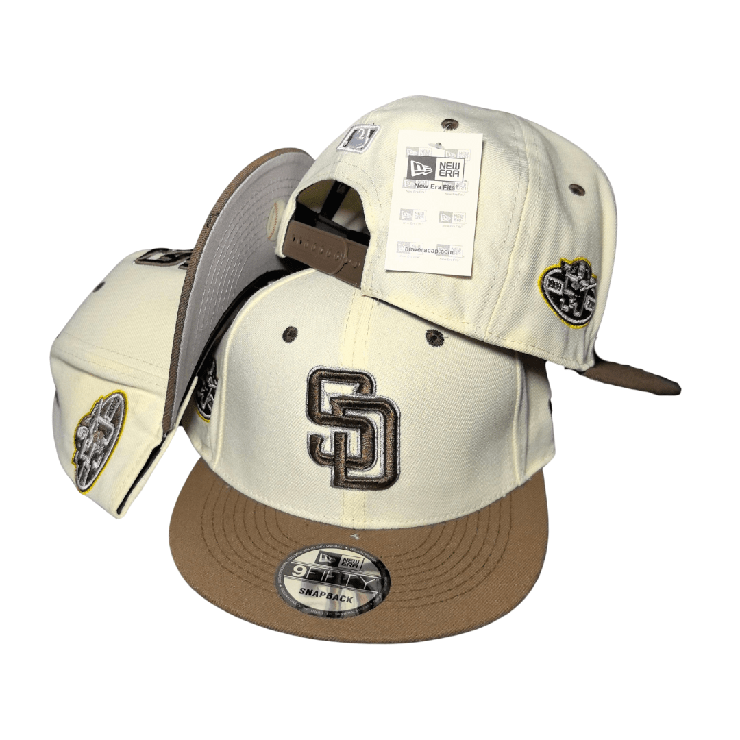 San Diego Padres Mascot Pin 9FIFTY Fitted - Snapback Cap — view 1
