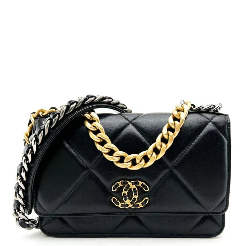 Chanel 19 Wallet On Chain WOC Bag — view 1