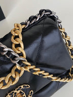 Chanel 19 Large Flap Bag Black — view 7