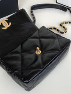 Chanel 19 Large Flap Bag Black — view 6