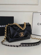 Chanel 19 Large Flap Bag Black — view 2
