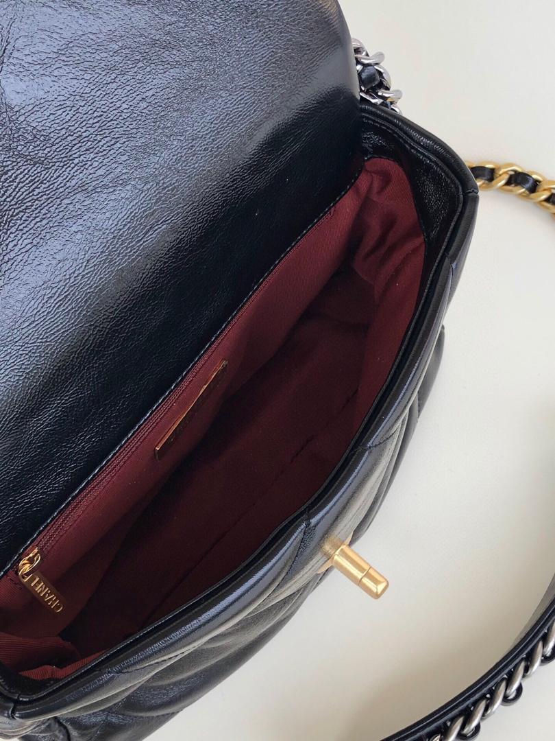 Chanel 19 Large Flap Bag Black — view 9