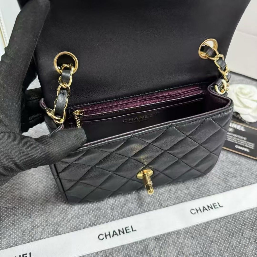 Chanel Mini Flap Bag Black — view 6