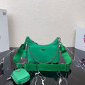 Prada Re-Edition 2005 Nylon Bag Mint Green — view 3